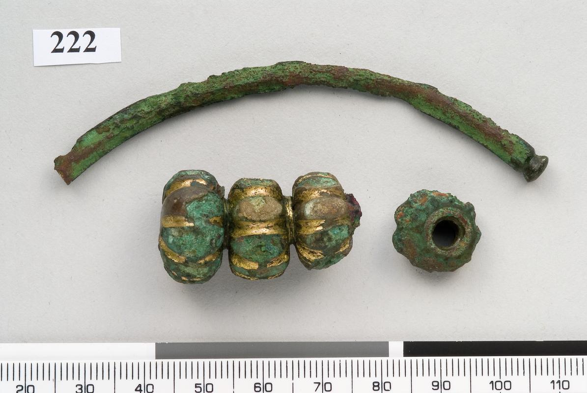 Iron Age / Roman copper alloy beaded torc