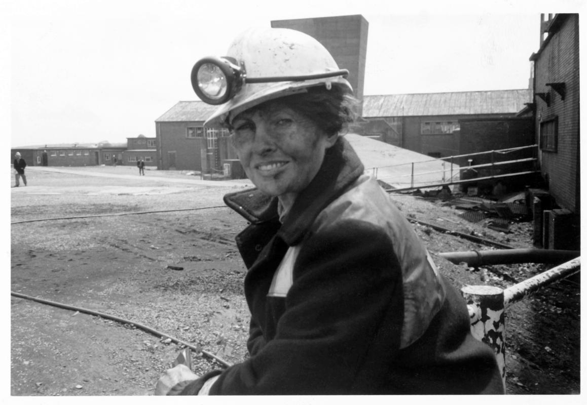 Valerie Ganz at Cynheidre Colliery