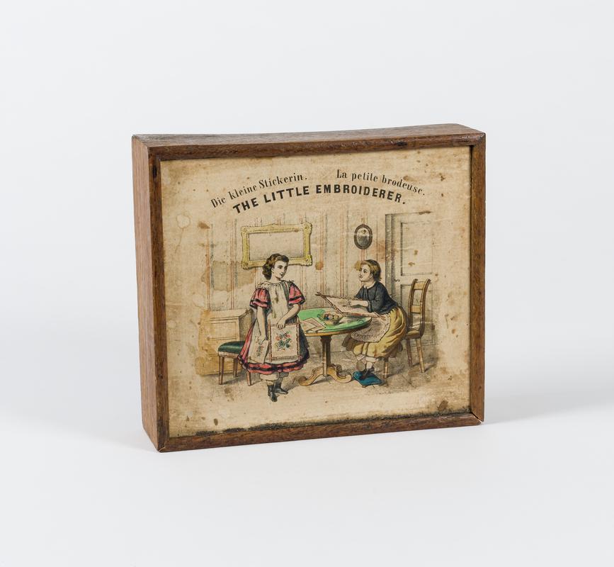 Embroidery frame, toy