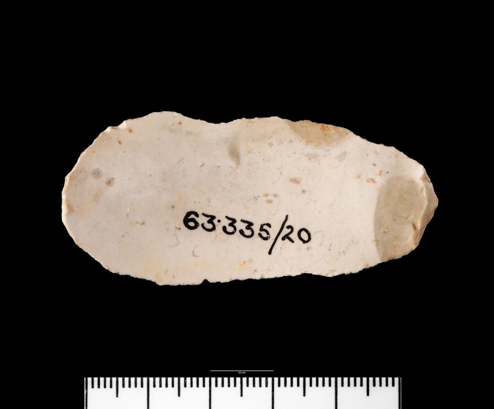 Upper Palaeolithic flint scraper