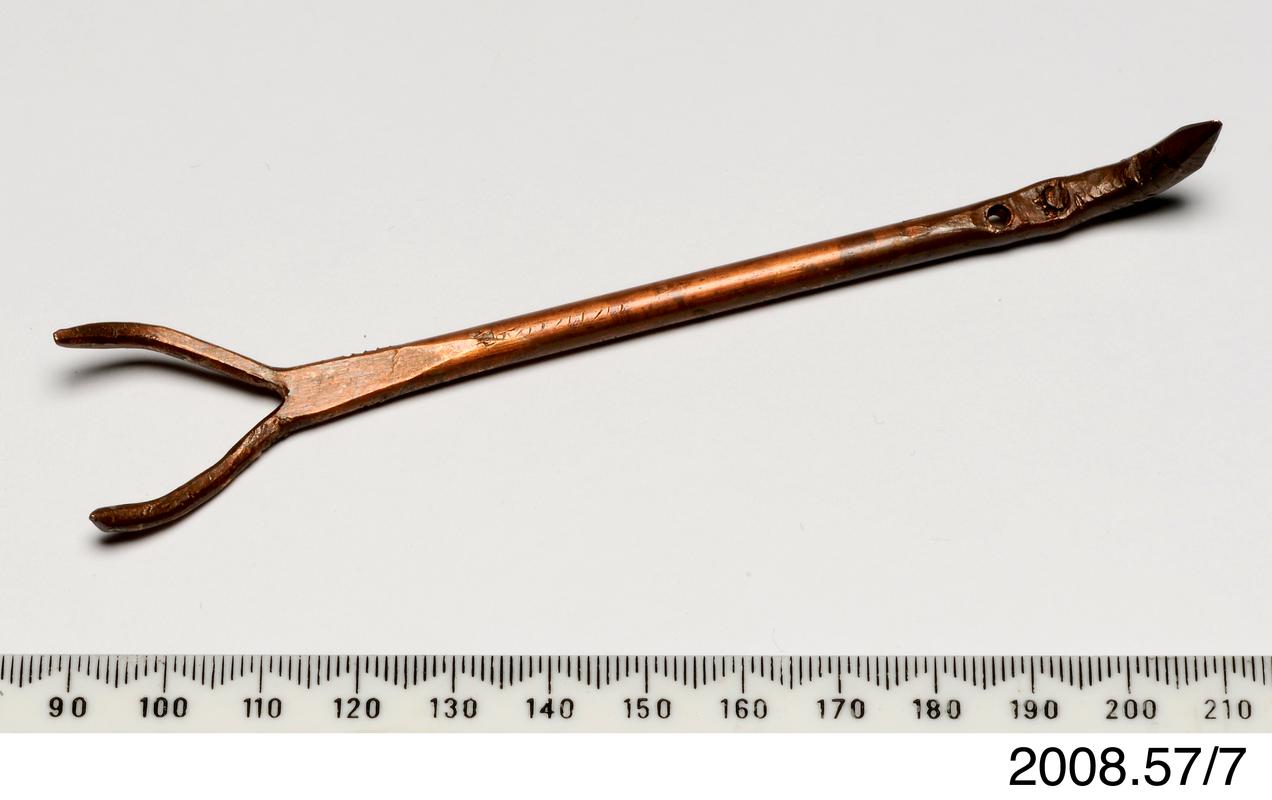model of timber fork