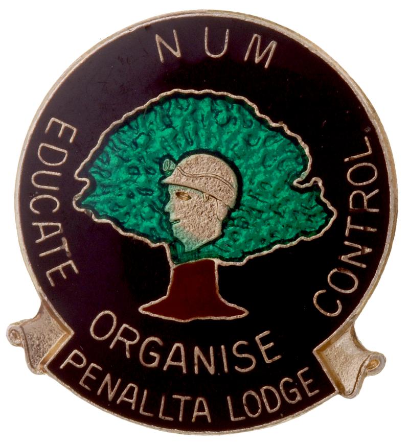 N.U.M Penallta Lodge Badge