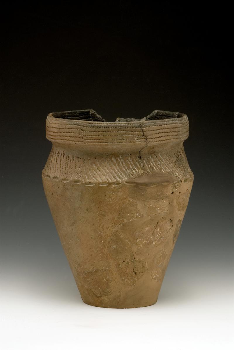 pottery collared urn