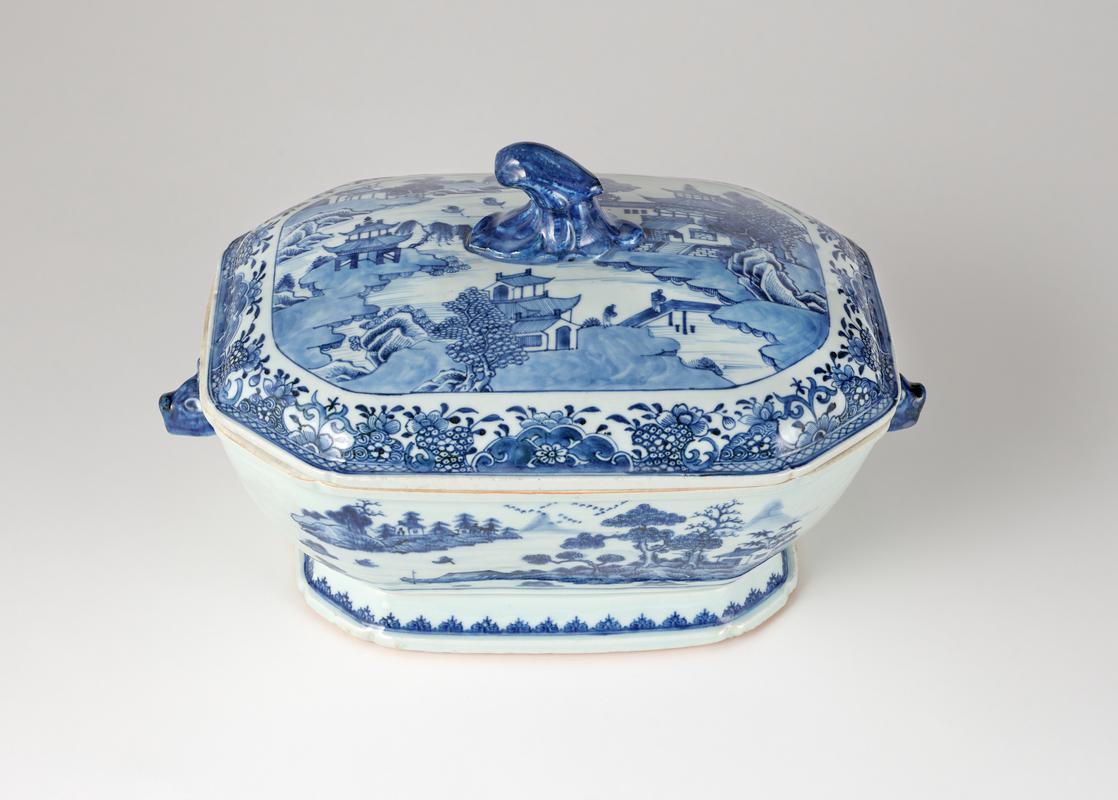 tureen and cover, c1760-1780
