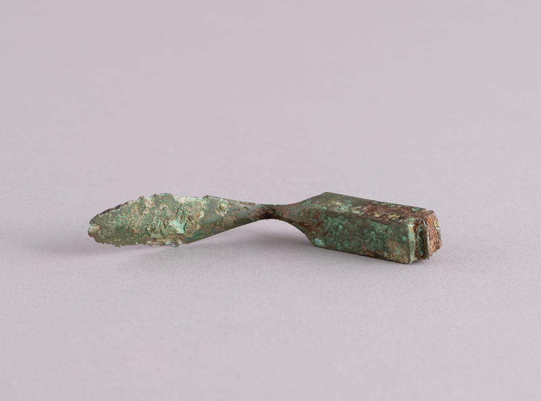 Roman copper alloy scalpel handle