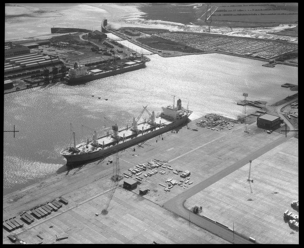 Newport Docks, film negative