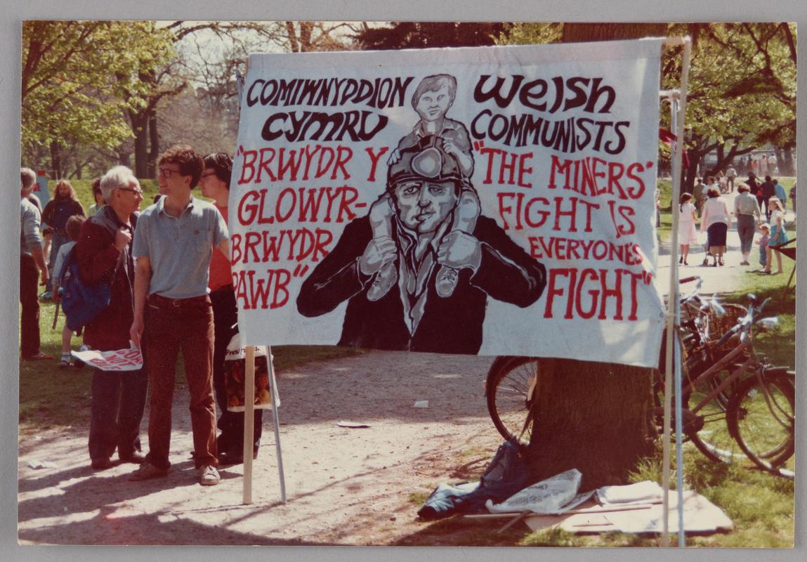 Miners' Strike protest banner, 1984-5
