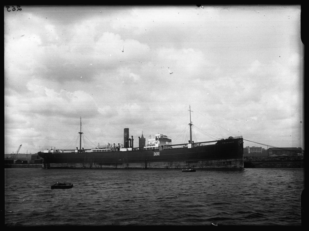S.S. TRONGATE, glass negative
