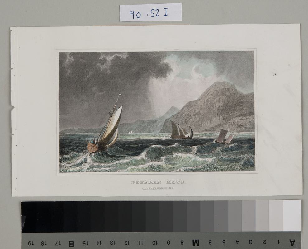 Penmaen Mawr, Caernarvonshire (print)