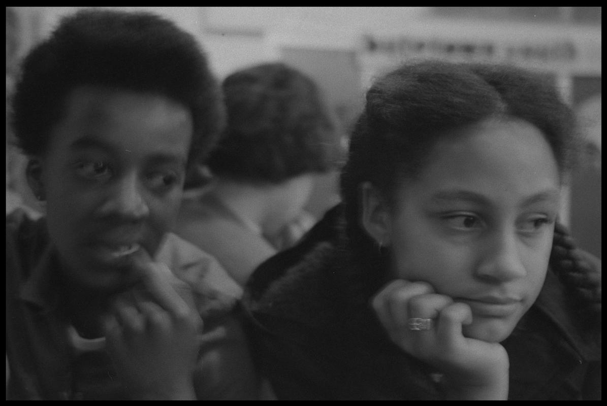 Two girls at Butetown Youth Club.