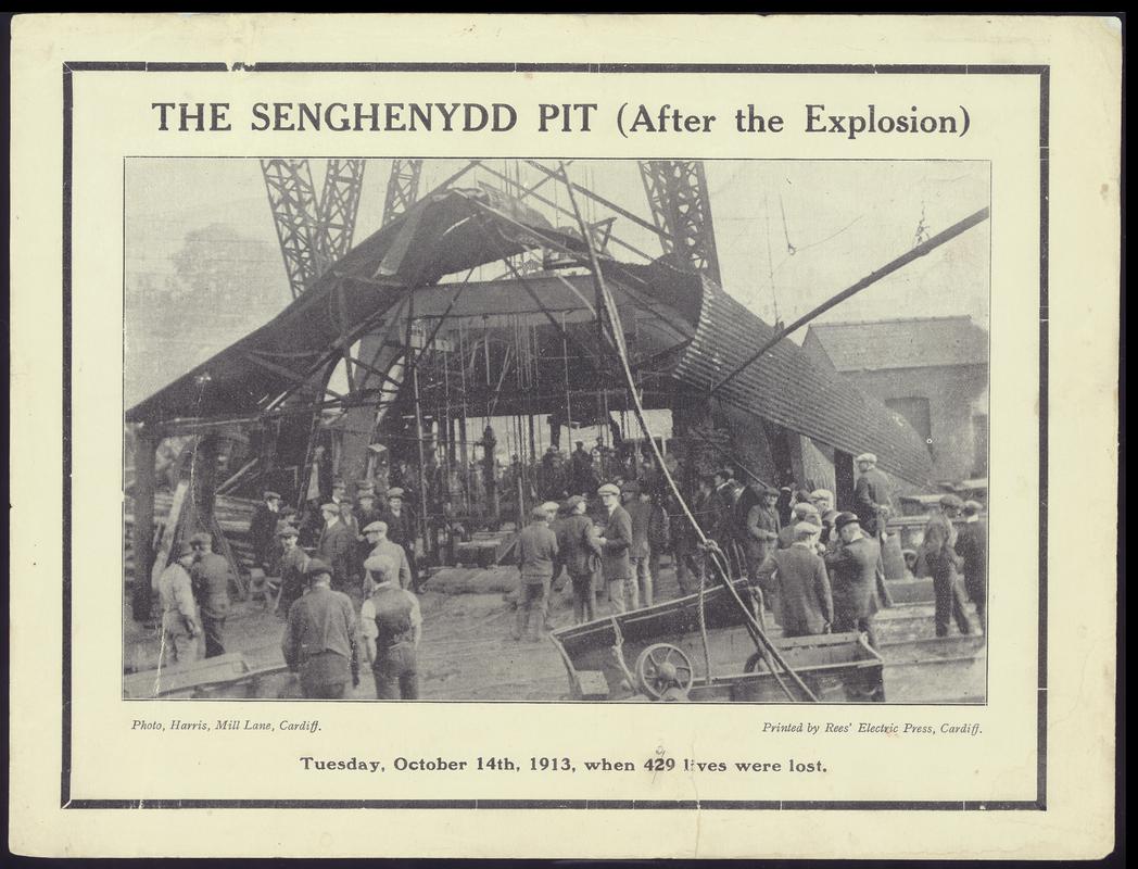 The Senghenydd Pit (After the Explosion) (card)