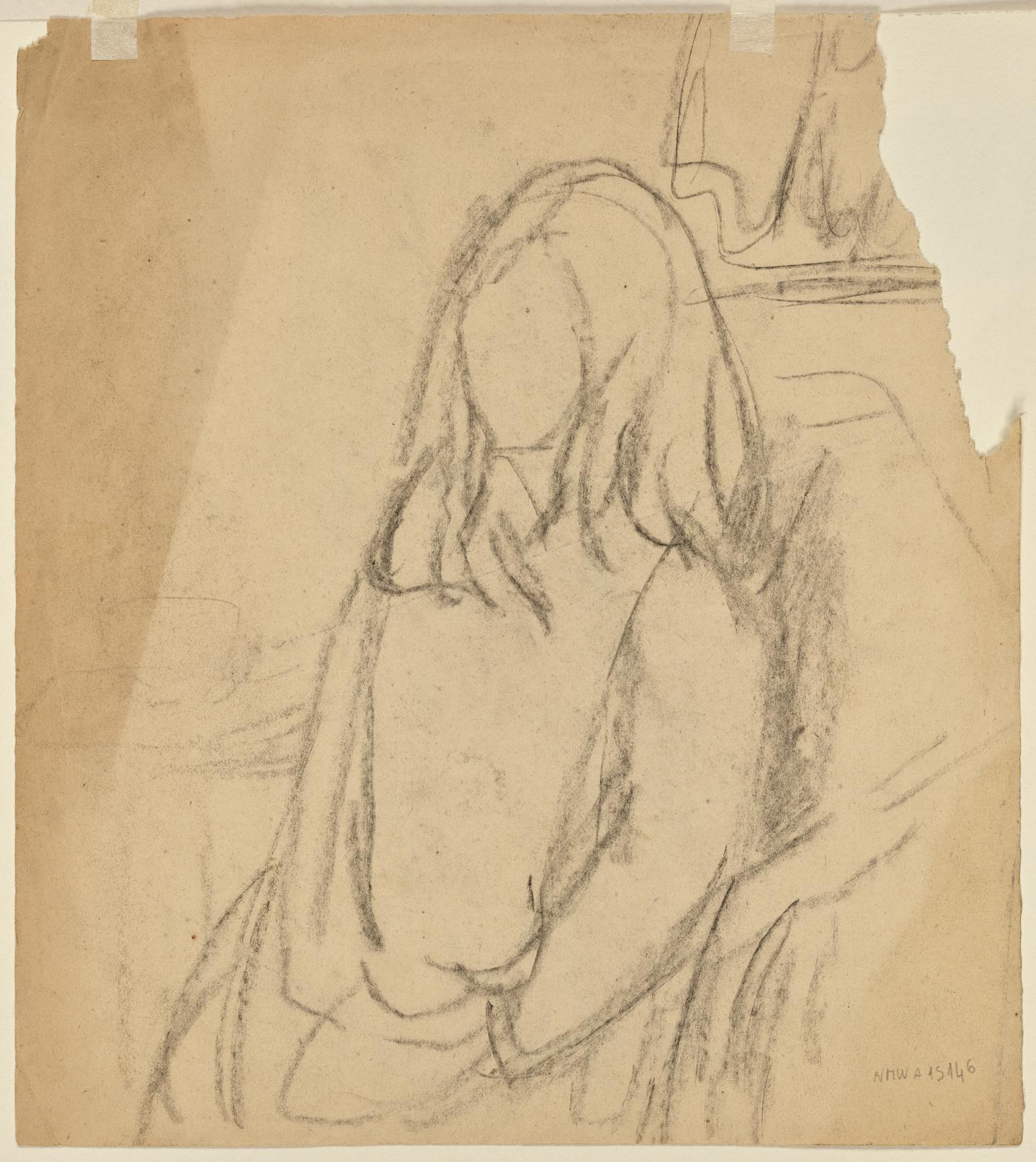 Study of a seated girl