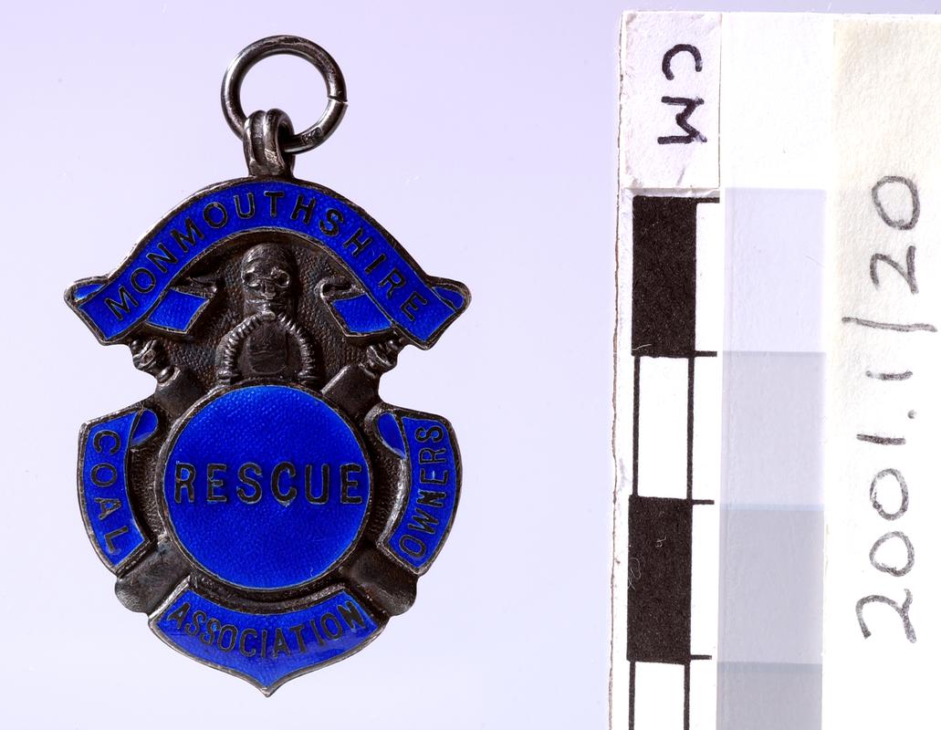 Monmouthshire Coal Owners' Association "Rescue" badge