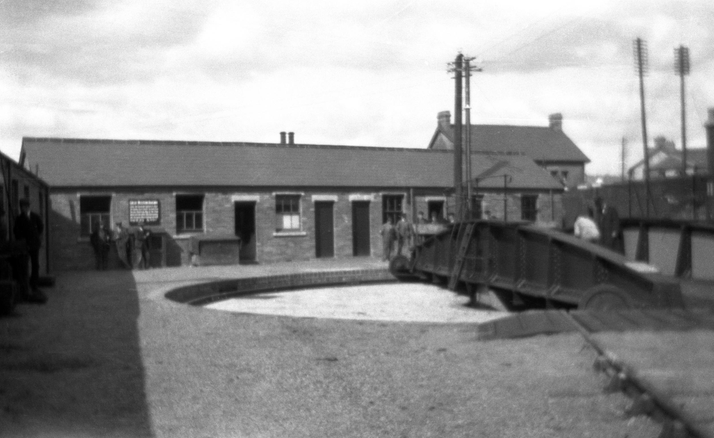Merthyr loco. yard, 1932, negative