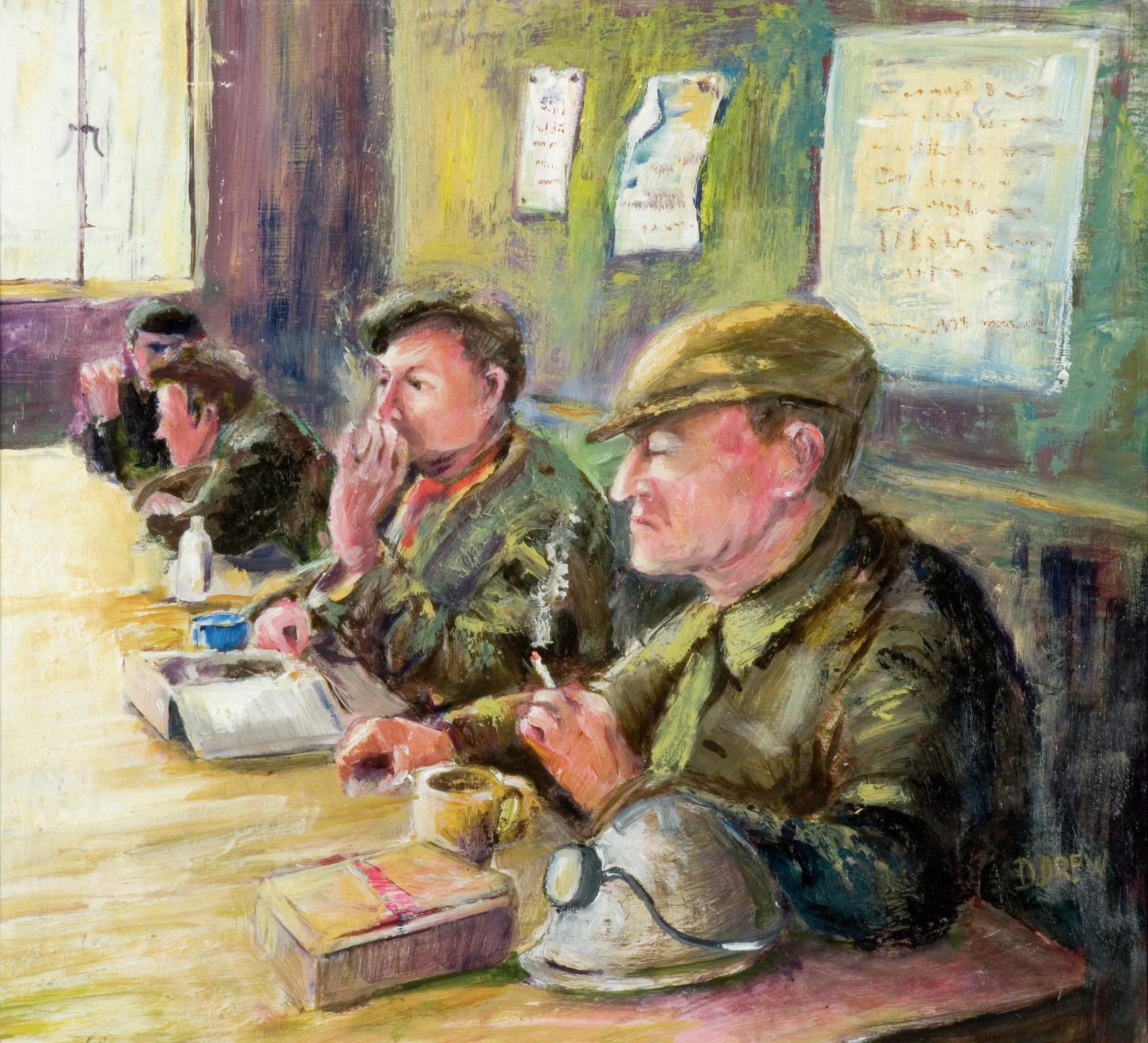 Miners - Relaxing Pit Top Canteen (painting)