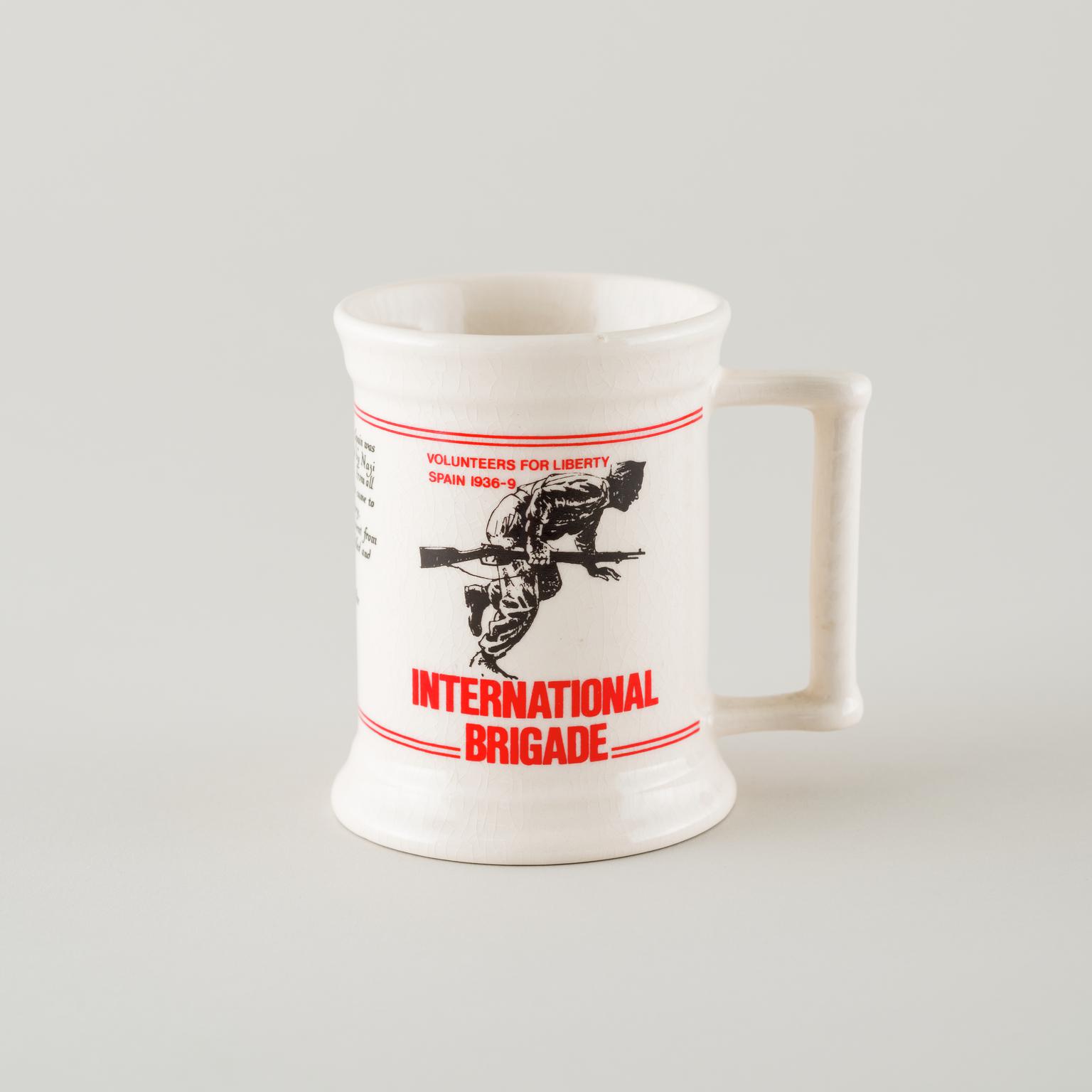 International Brigade 50th anniversary comm mug