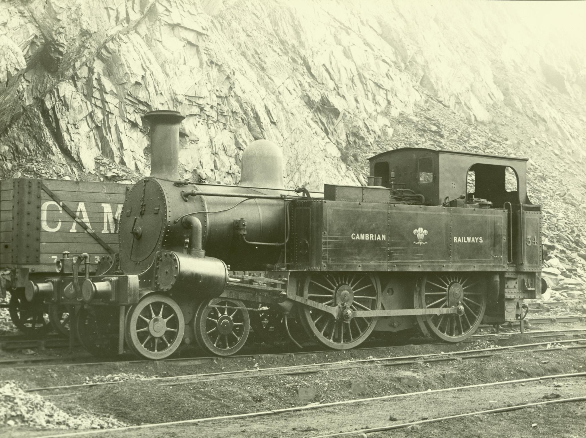 Cambrian Railways locomotive, photograph