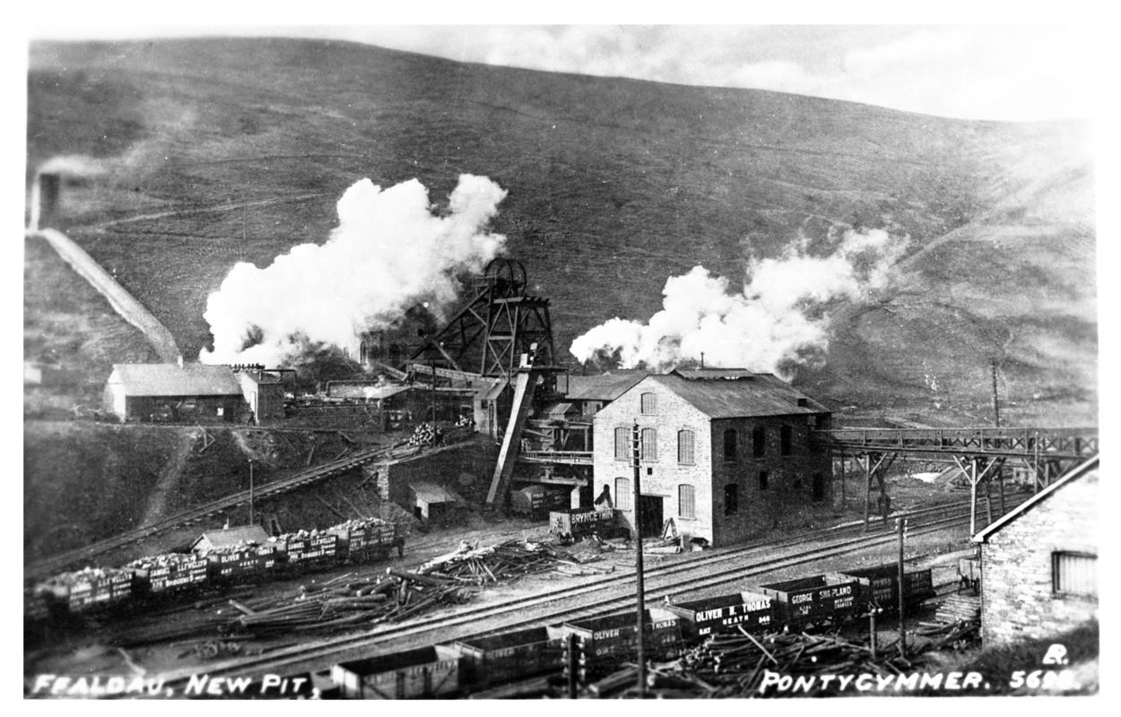 Ffaldau Colliery, film negative