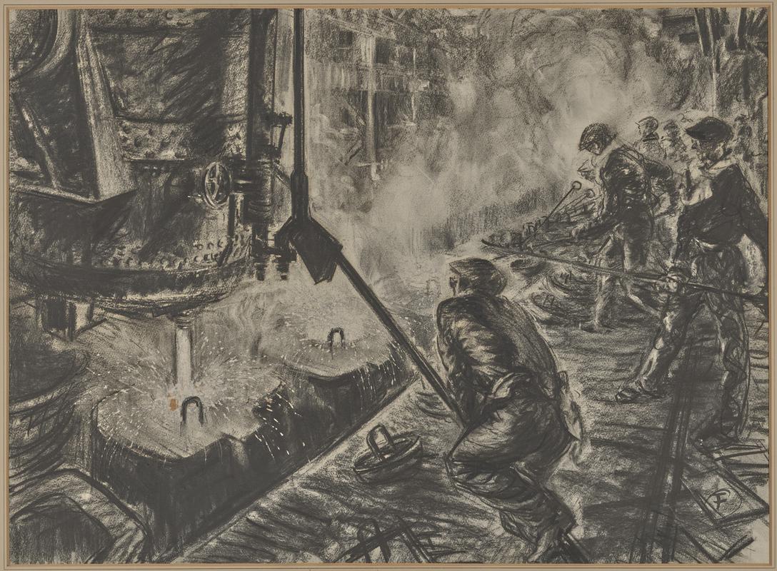 Ingot Teeming at Abbey Works (painting)