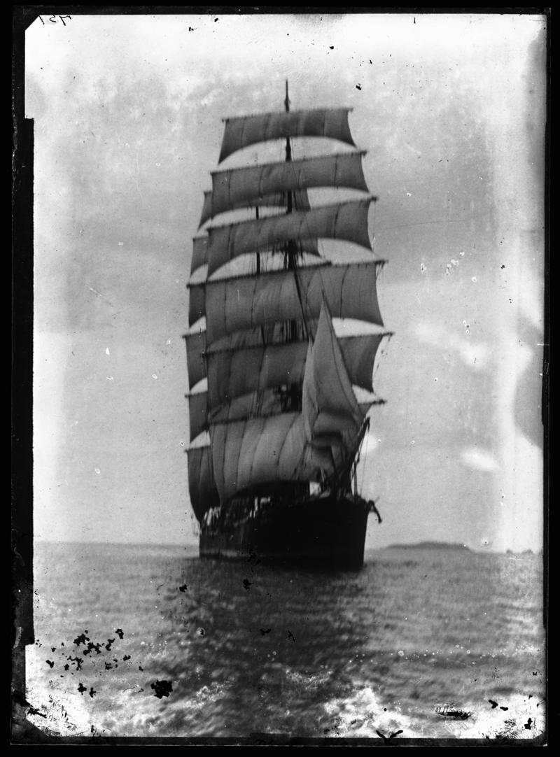 KILLORAN (barque), glass negative