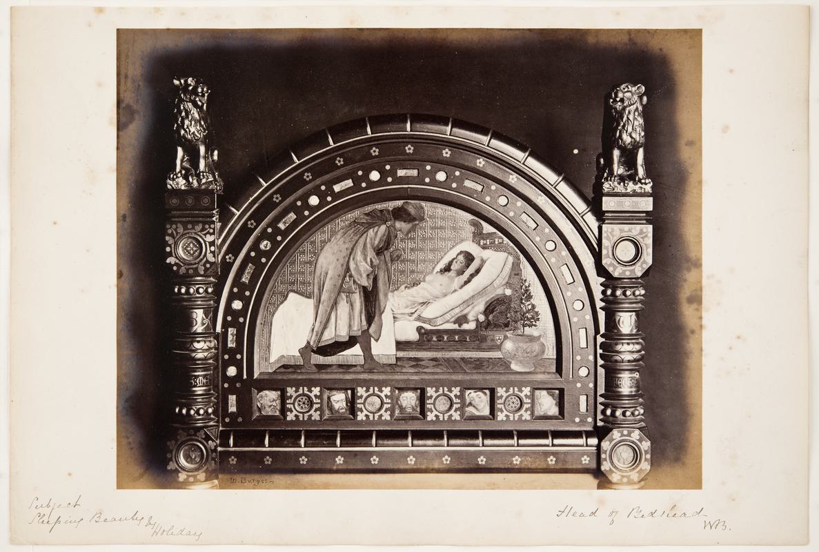 Sleeping Beauty head bed