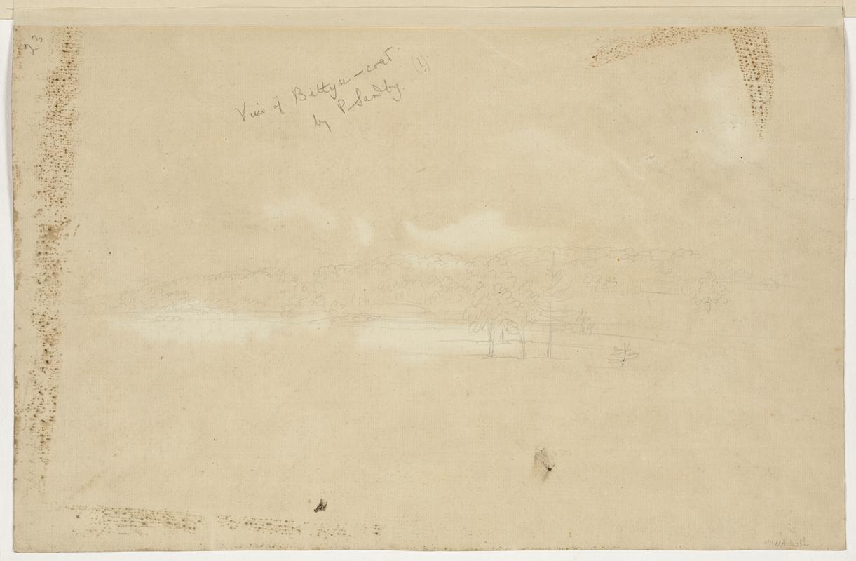 Landscape with an old tower