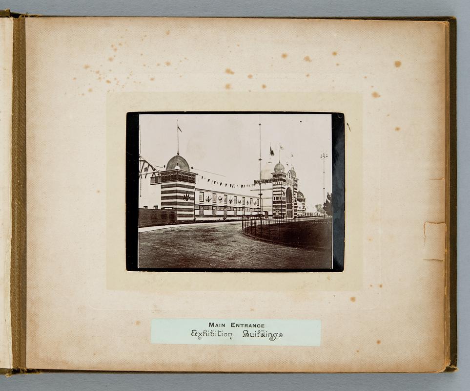 Photograph album, Cardiff Exhibition 1896