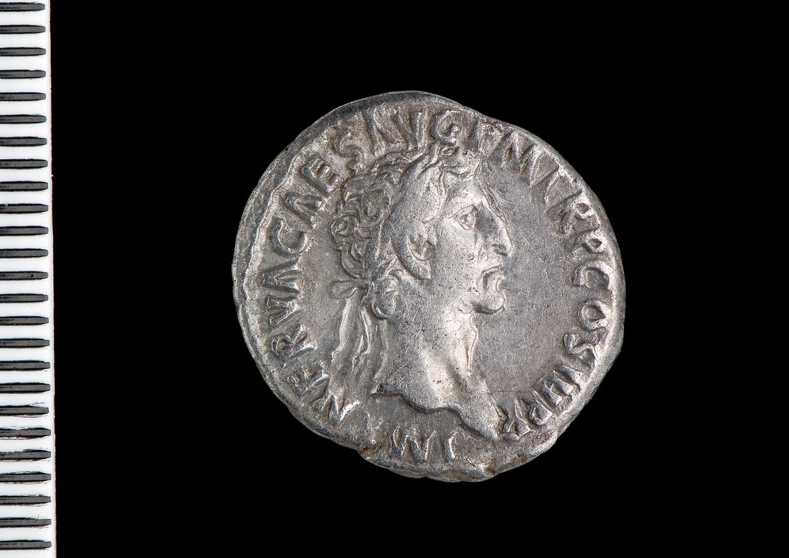 silver denarius (obv.)