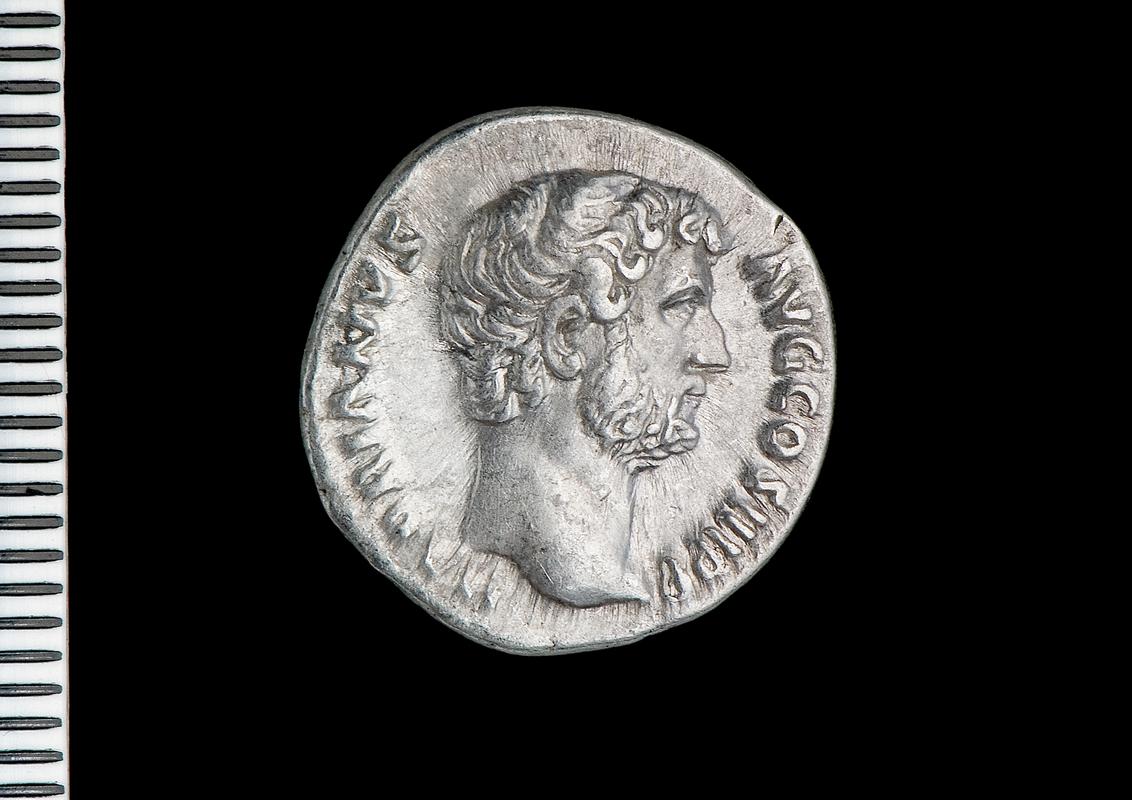 silver denarius (obv.)