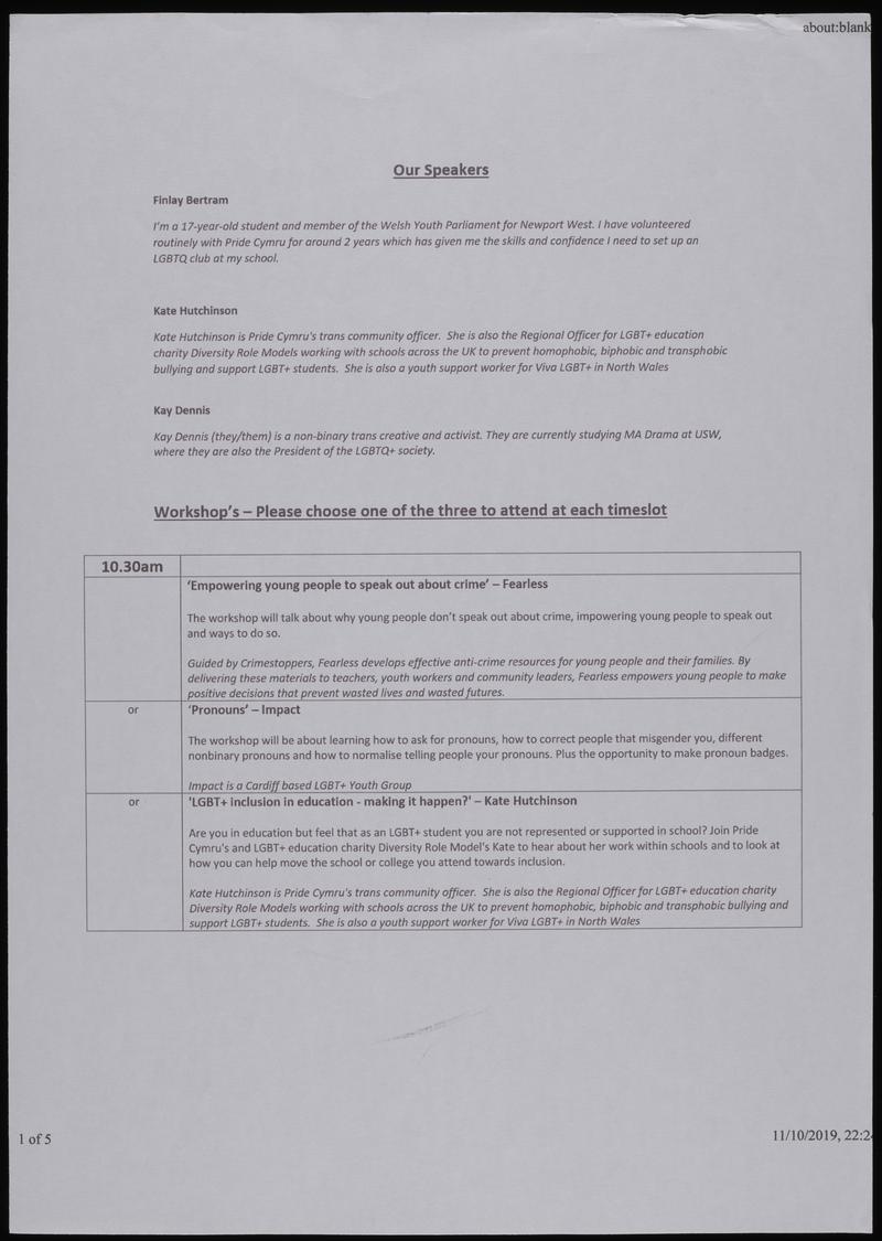 Programme