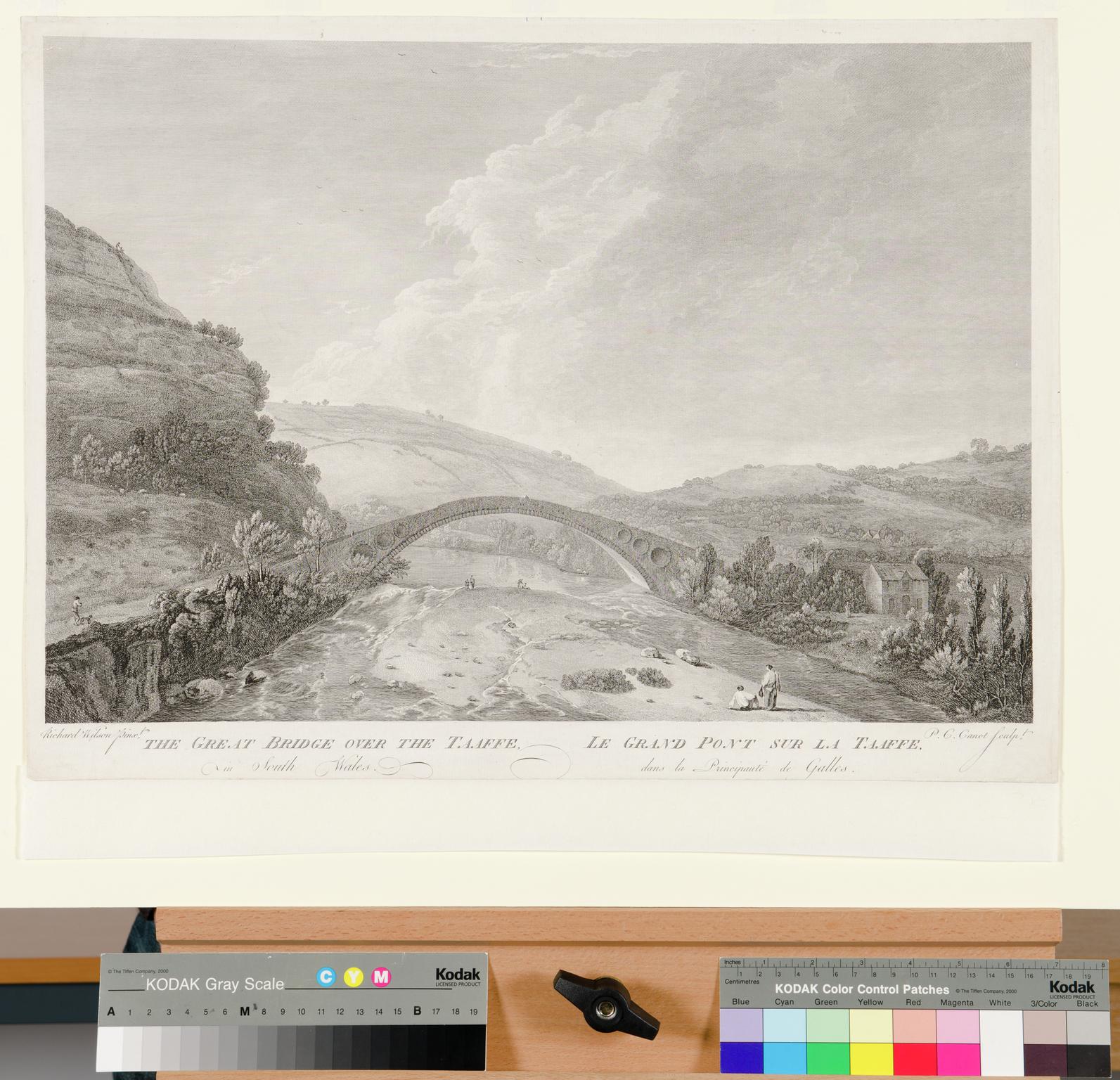 The Great Bridge Over the Taaffe, in South Wales (print)