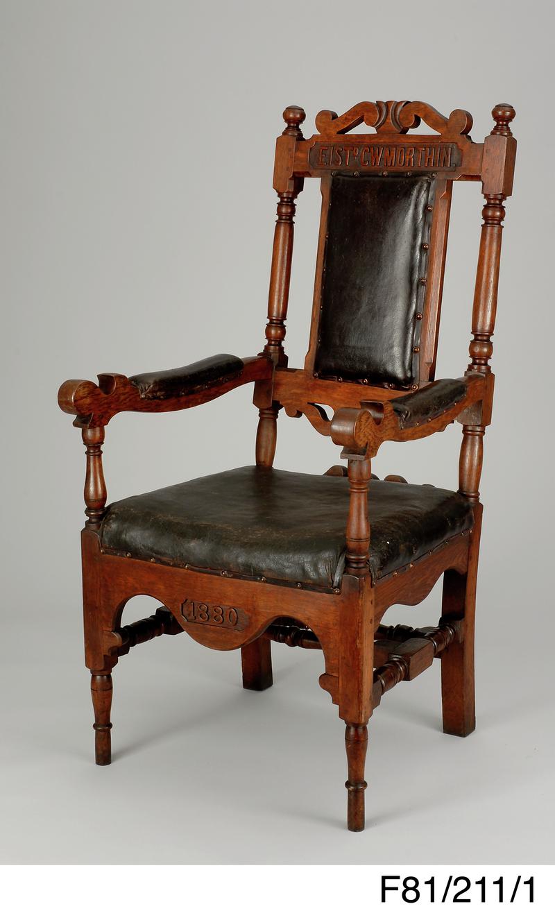 Eisteddfod Chair, Cwmorthin, 1880.