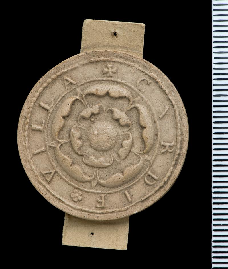 Seal impression: Cardiff Borough seal