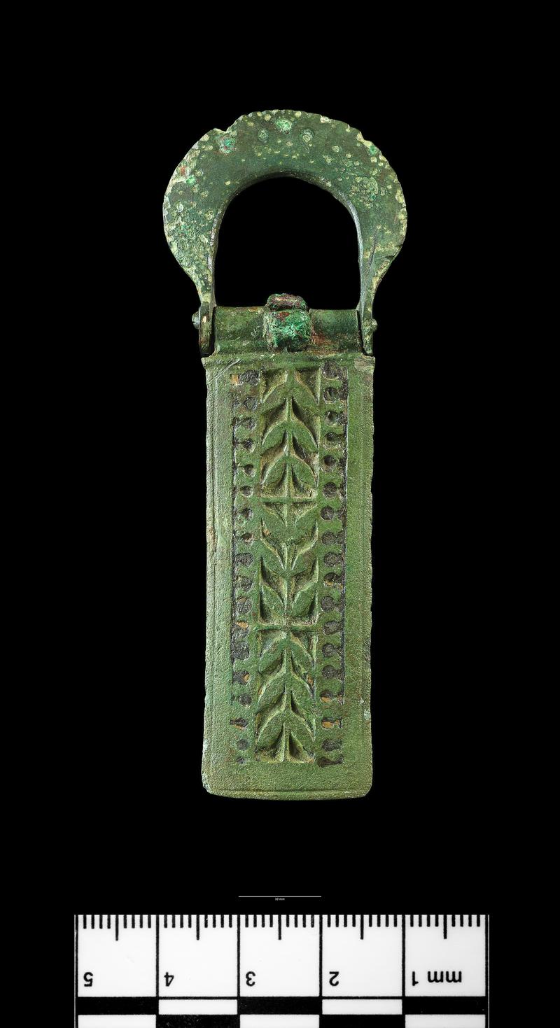 Roman copper alloy buckle plate