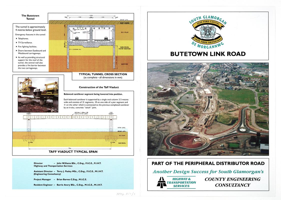 Brochure 'Butetown Road Link'.