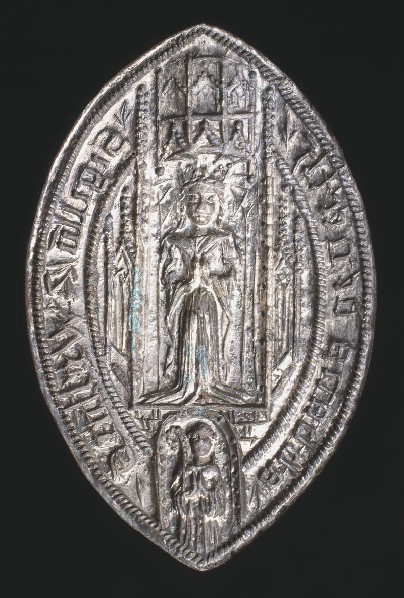 Medieval silver seal matrix