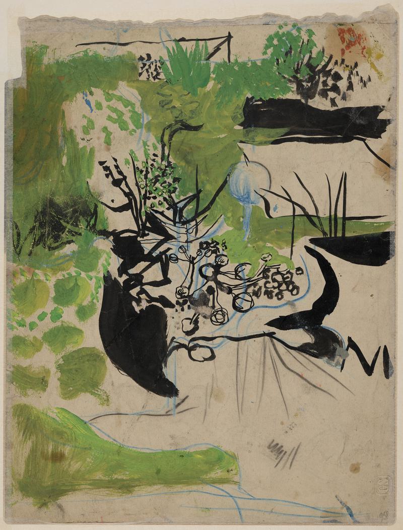 Study of lamp, Sandy Haven Cottage