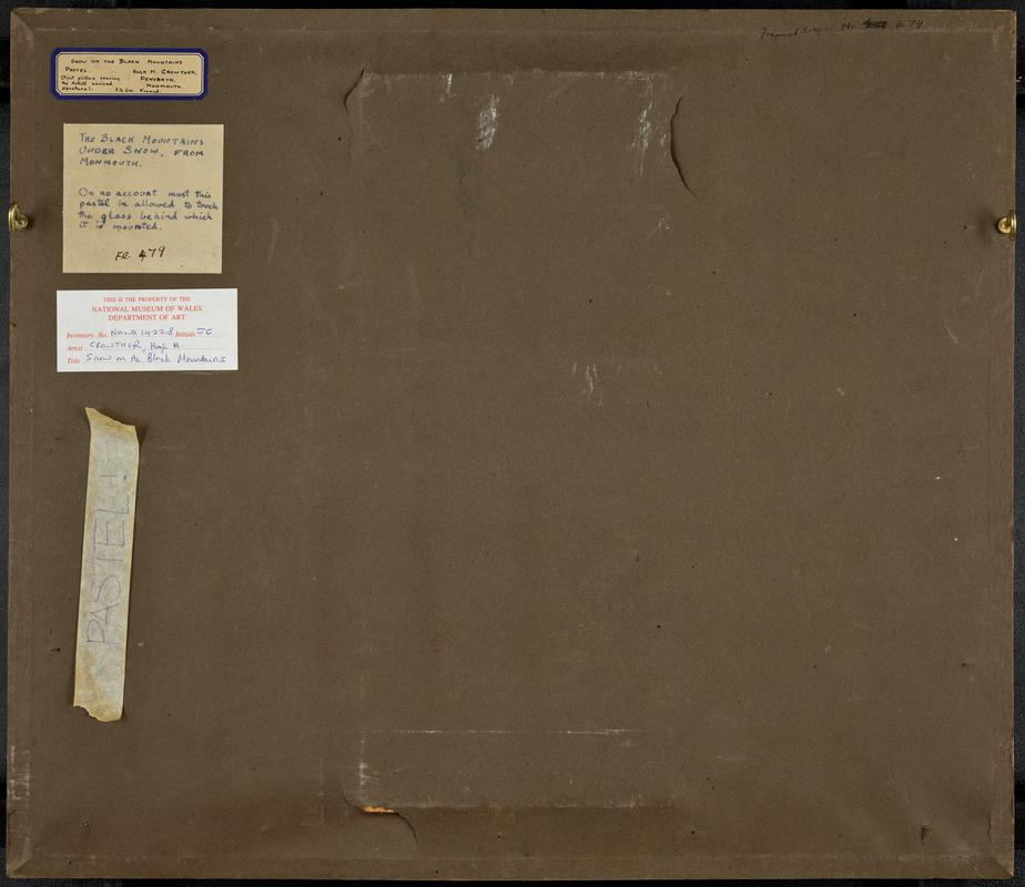 Snow on the Black Mountains