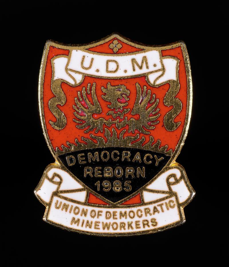 Union of Democratic Mineworkers, badge