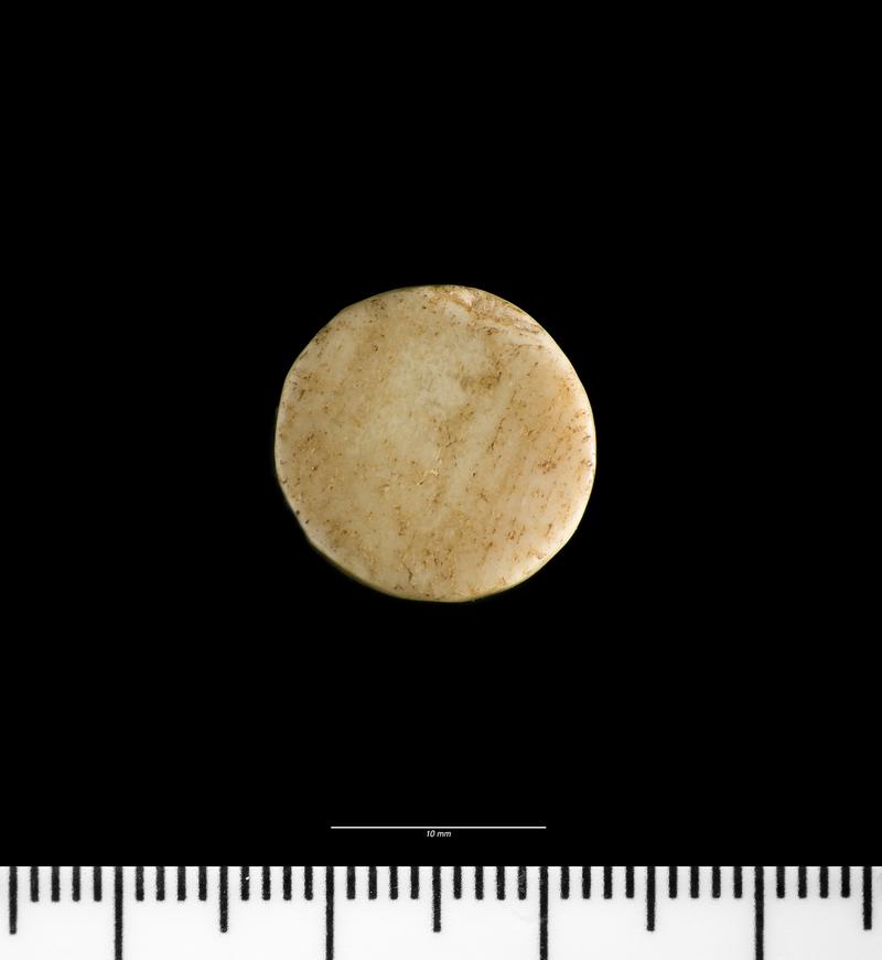 Roman bone gaming counter