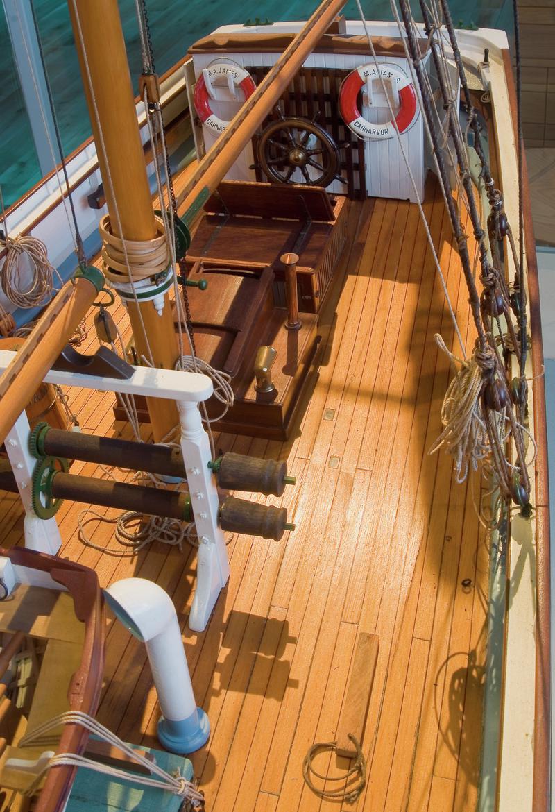 M.A. JAMES, full hull ship model