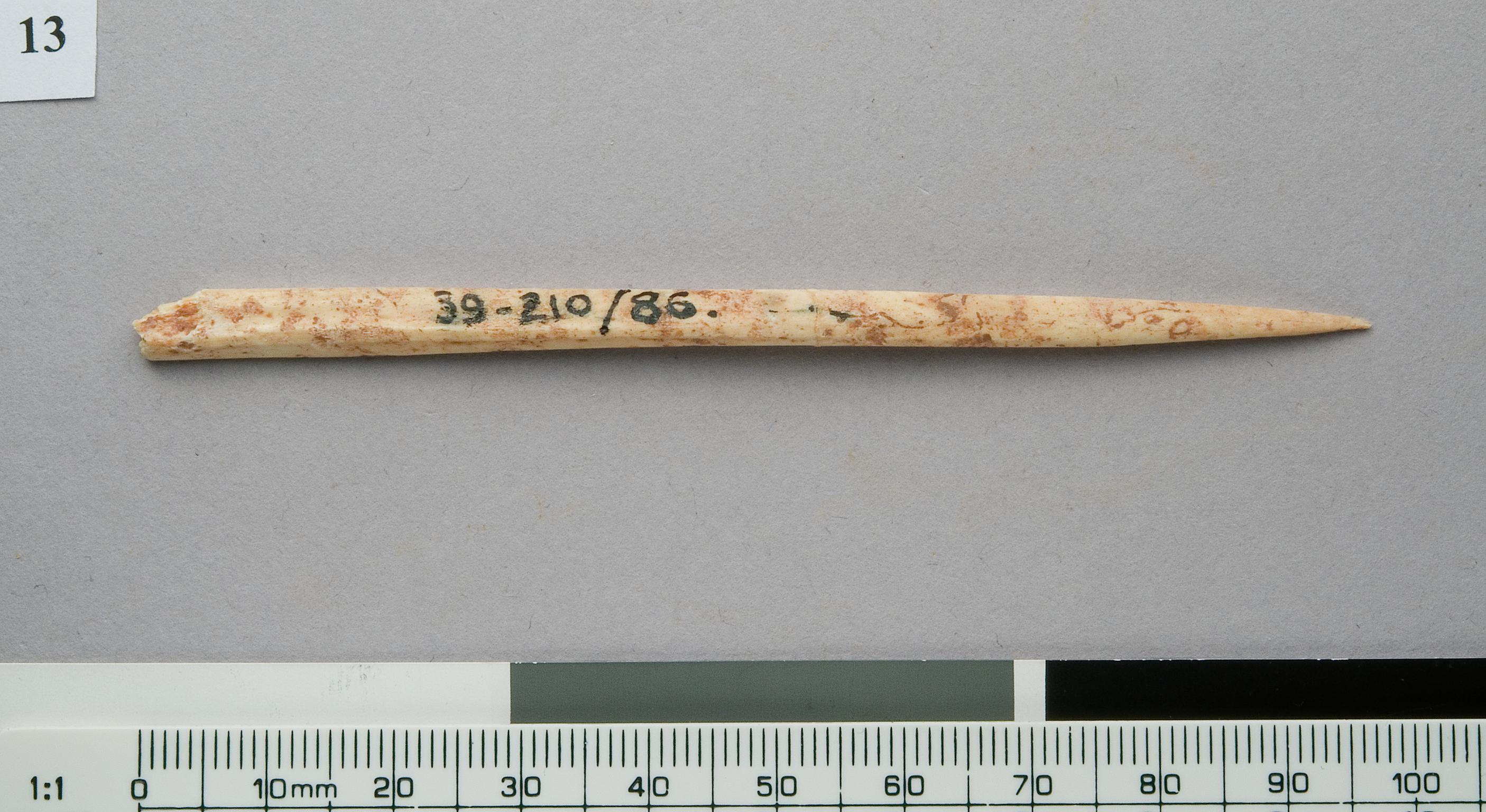 Neolithic bone pin