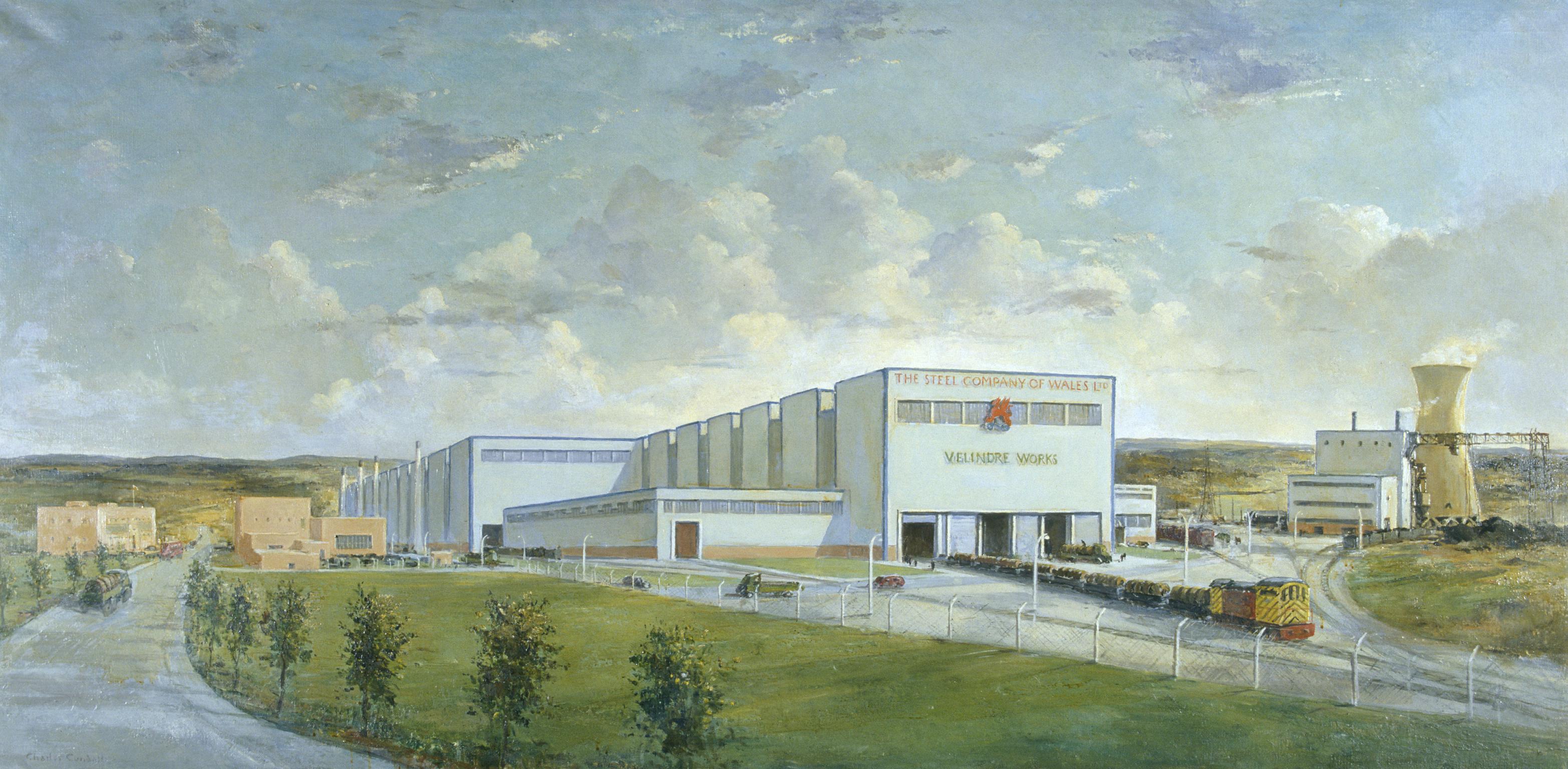 Velindre Works, Start End View (painting)