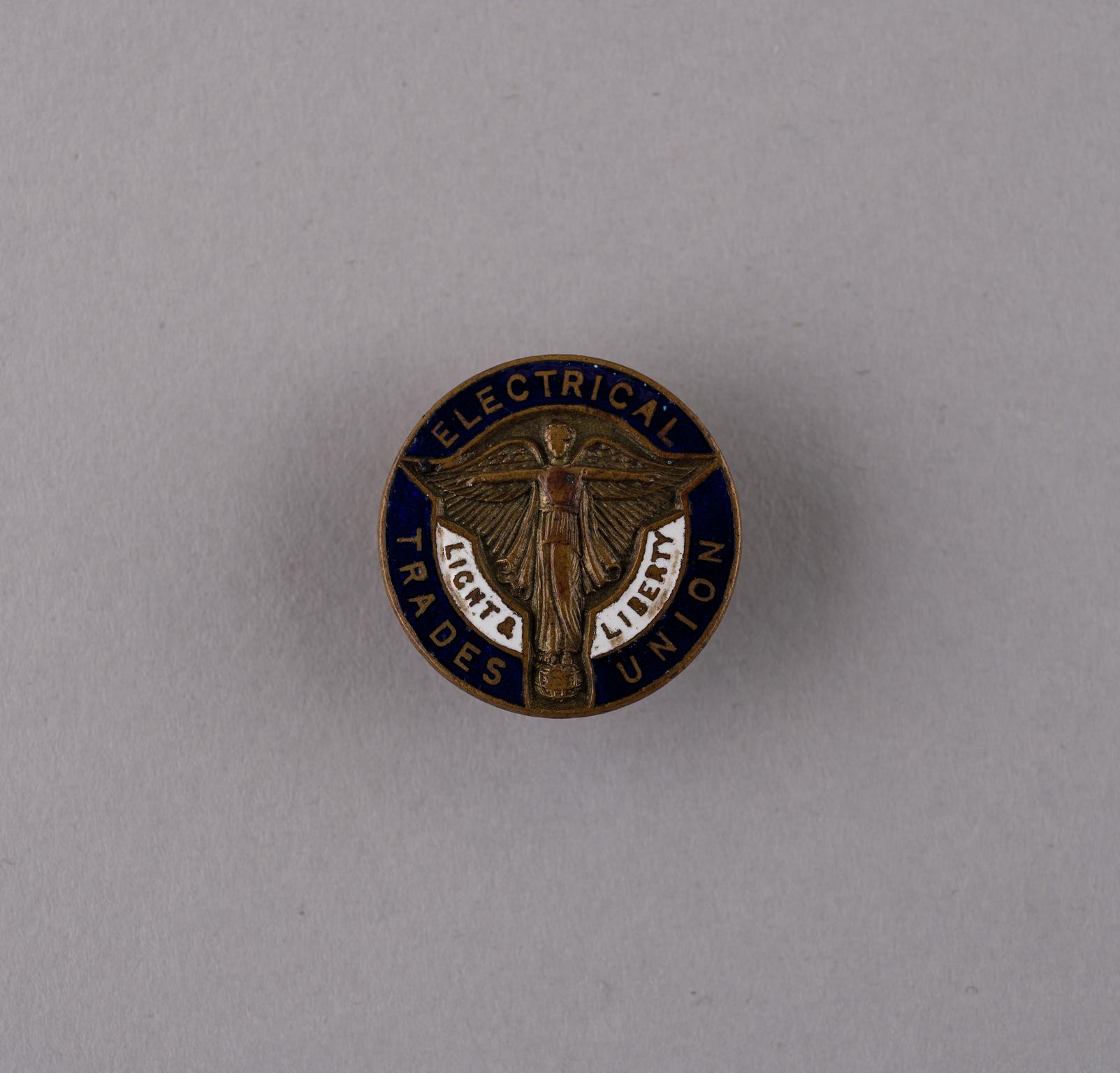 Electrical Trade Union, badge