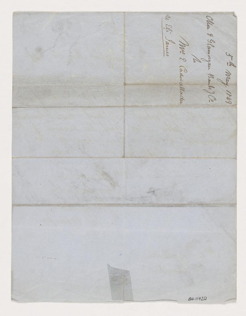 Monmouthshire & Glamorganshire Banking Co. letter