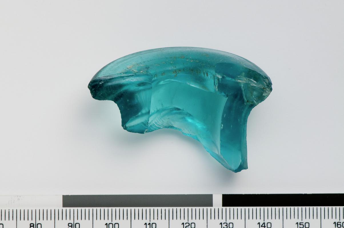 Roman glass bottle