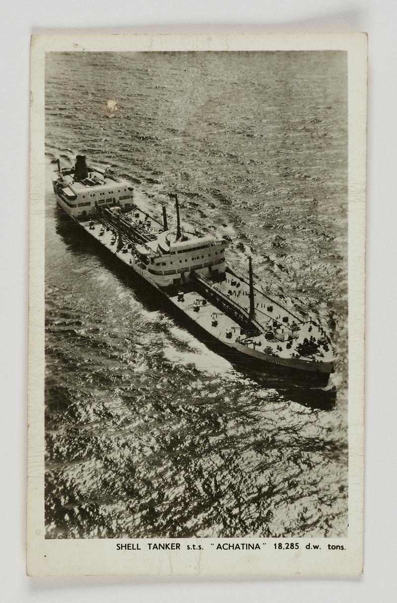 Shell Tanker s.t.s. "ACHATINA" 18,285 d.w. tons.