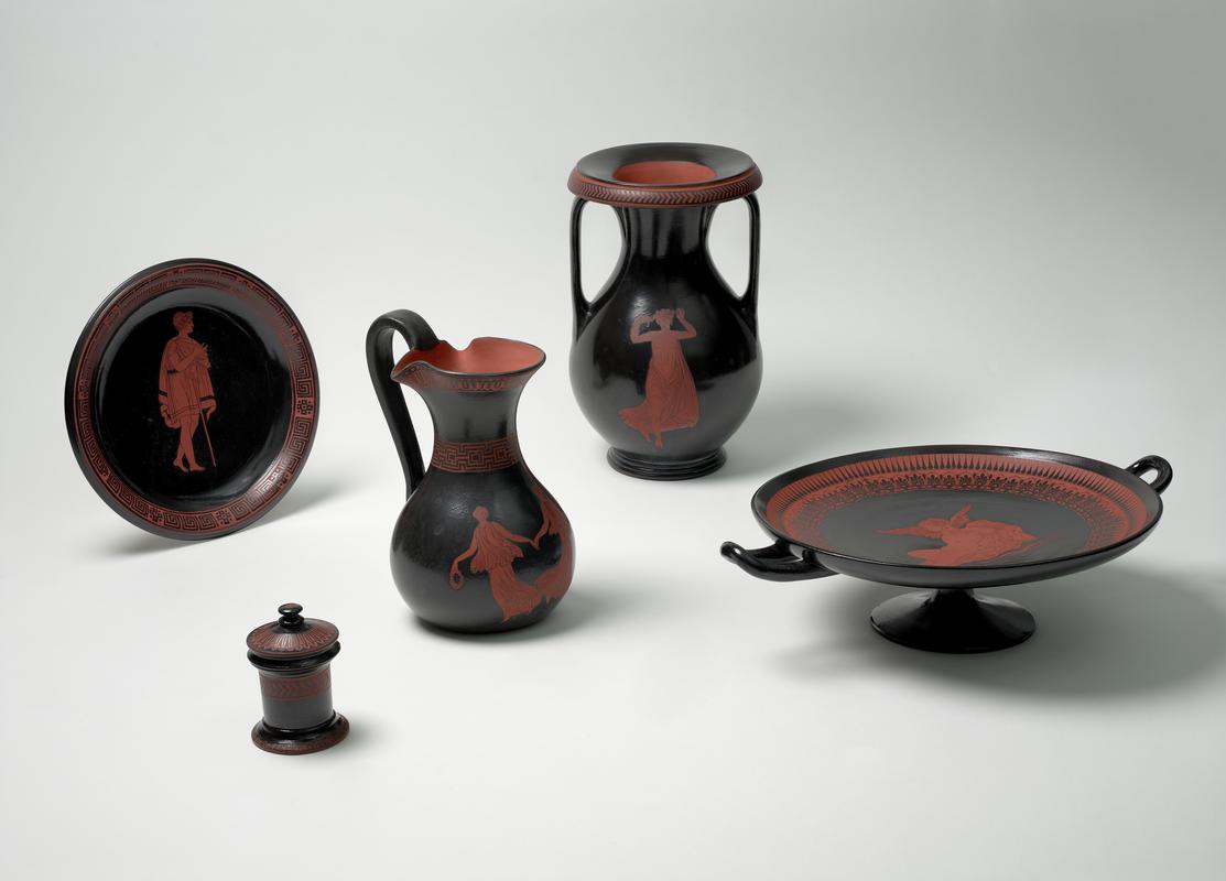 Group of 'Etruscan Ware', c1847-1850