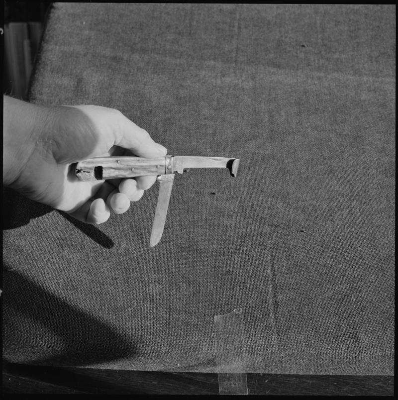 Timber scribe, film negative