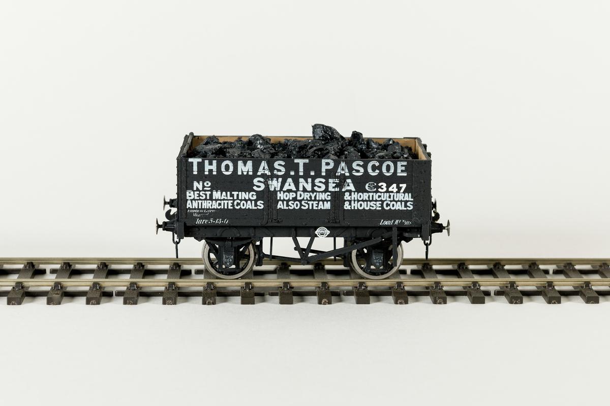 model, train truck, Thomas. T. Pascoe, Swansea, No 347
